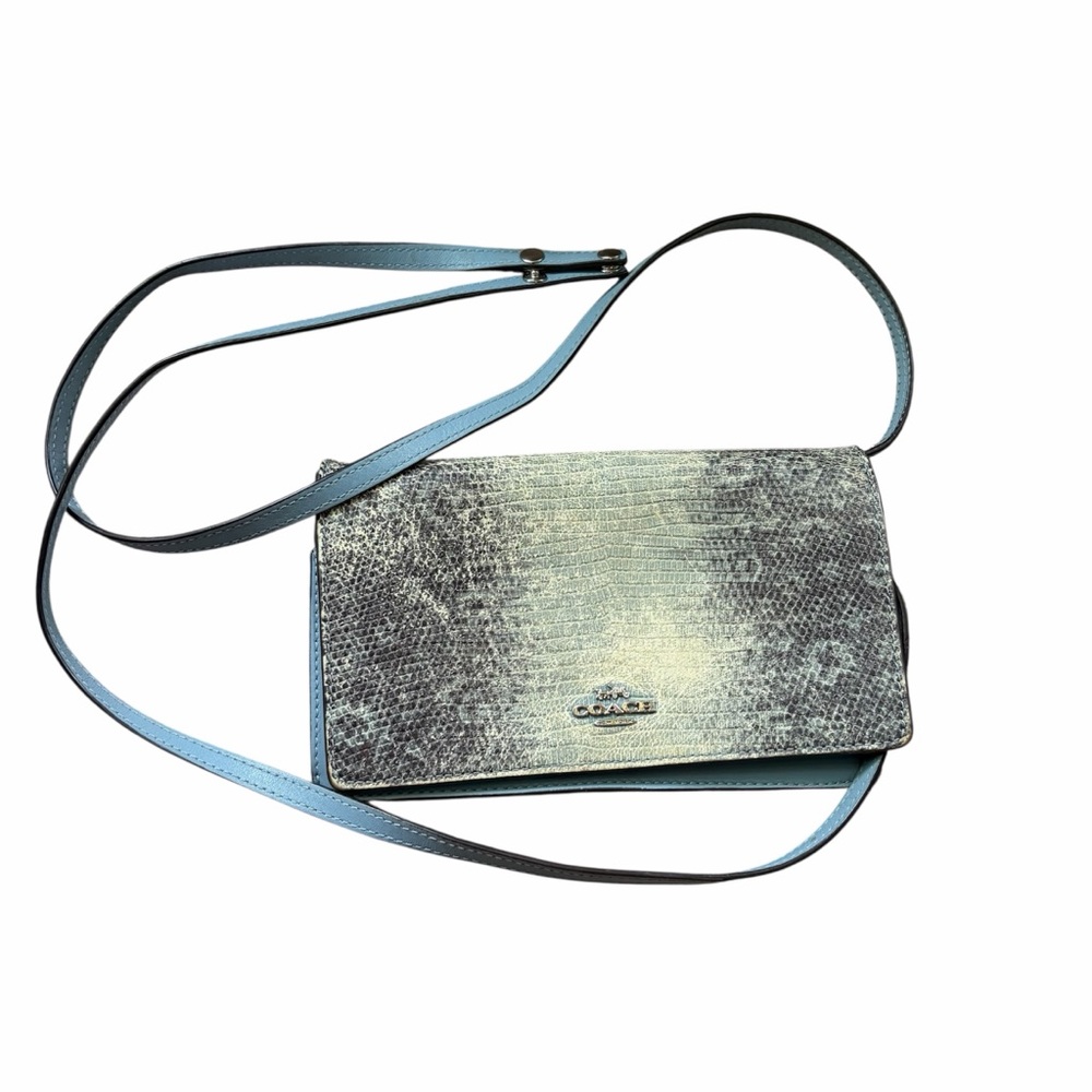 Coach Hayden snakeskin lizard embossed leather crossbody bag